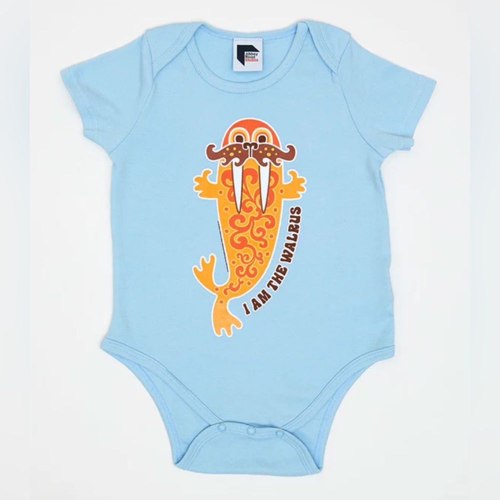 Beatles inspired I am the Walrus baby onesie 12-18 months